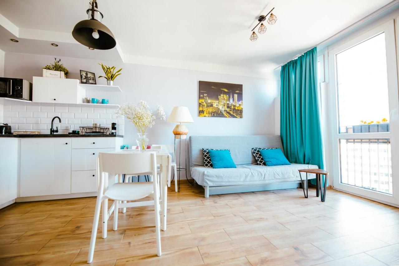 Bright 14Th Floor Central Home With Balcony & Views Варшава Экстерьер фото