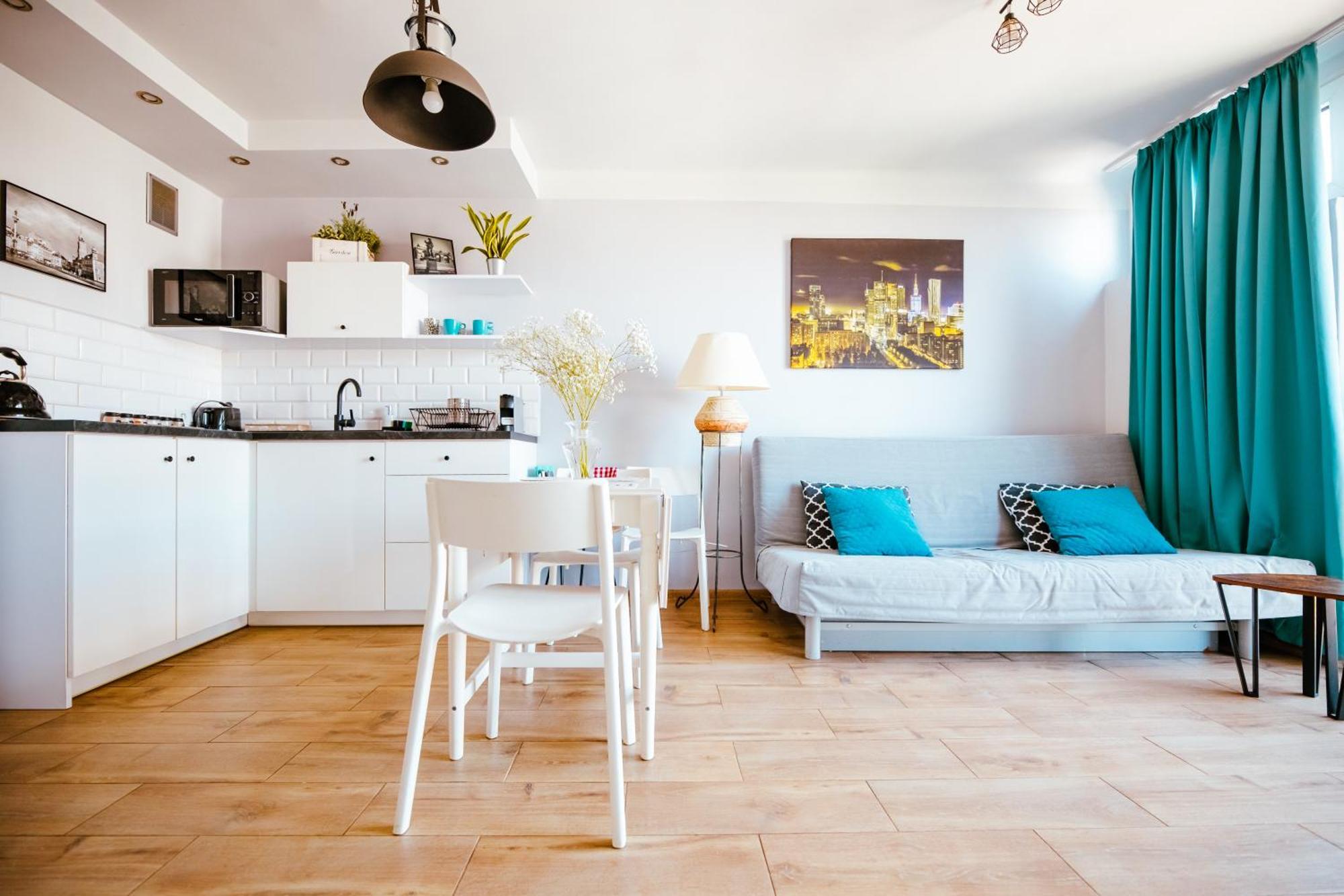Bright 14Th Floor Central Home With Balcony & Views Варшава Экстерьер фото