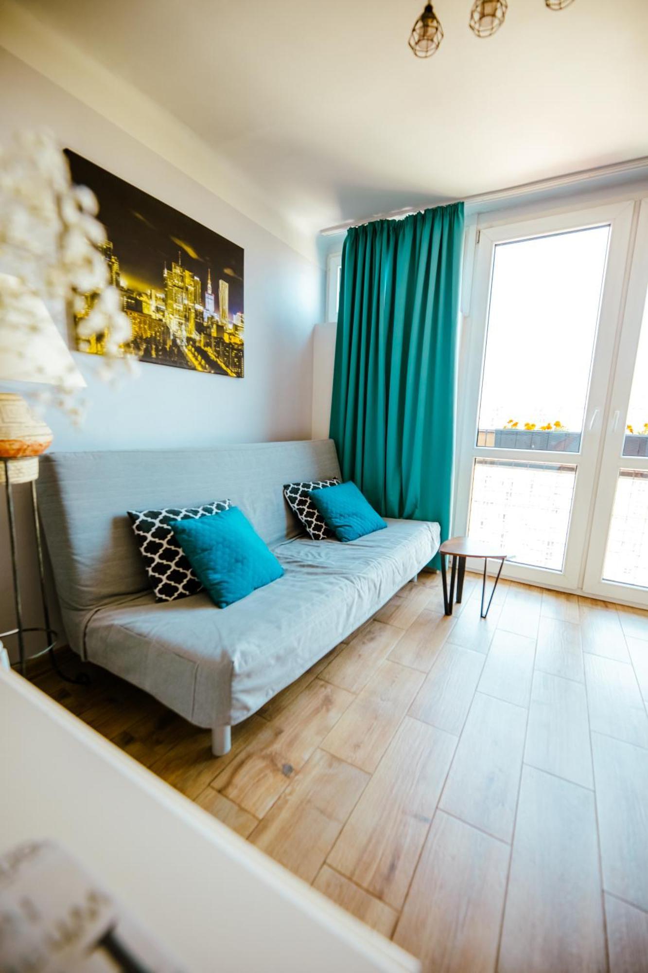 Bright 14Th Floor Central Home With Balcony & Views Варшава Экстерьер фото